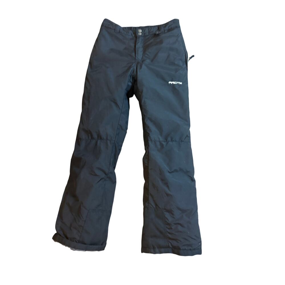Arctix Youth Snow Pants Black Size L/16 Insulated Water Resistant Winter Ski EUC